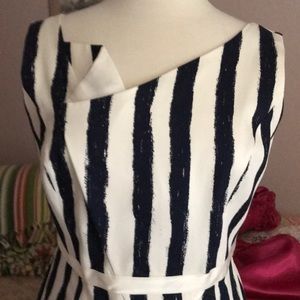 ANTONIO MELANI BLACK/WHITE DRESS SIZE 8